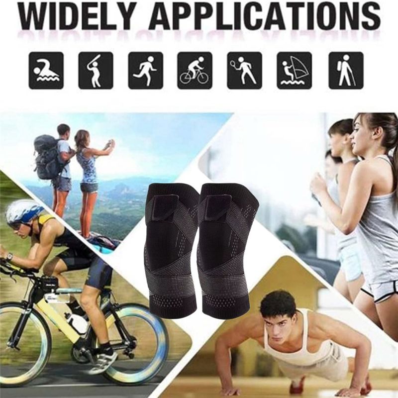 POPULAR-2 PCS Ginocchiere spor - Compression Knee Sleeve recensione e prezzo